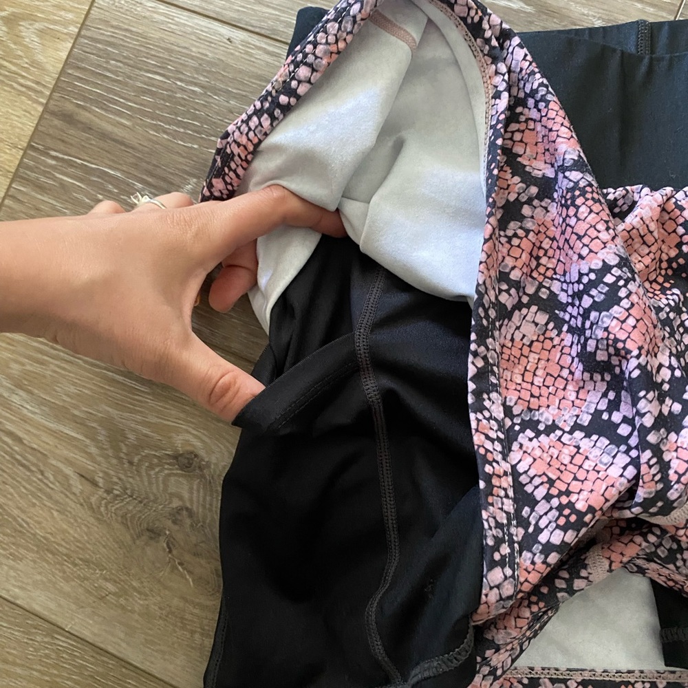 Colorful Fabletics shorts size medium and used quite a bit but in great shape - Picture 3 of 5